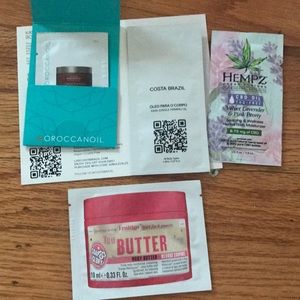 Body Moisturizer Samples 4X